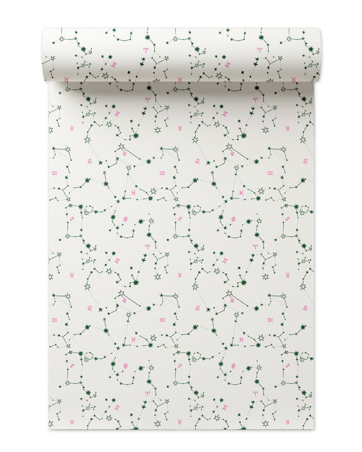Constellations Wallpaper in Green color - pattern number KK785_Green_KH300 - by Katie Kime in the collection