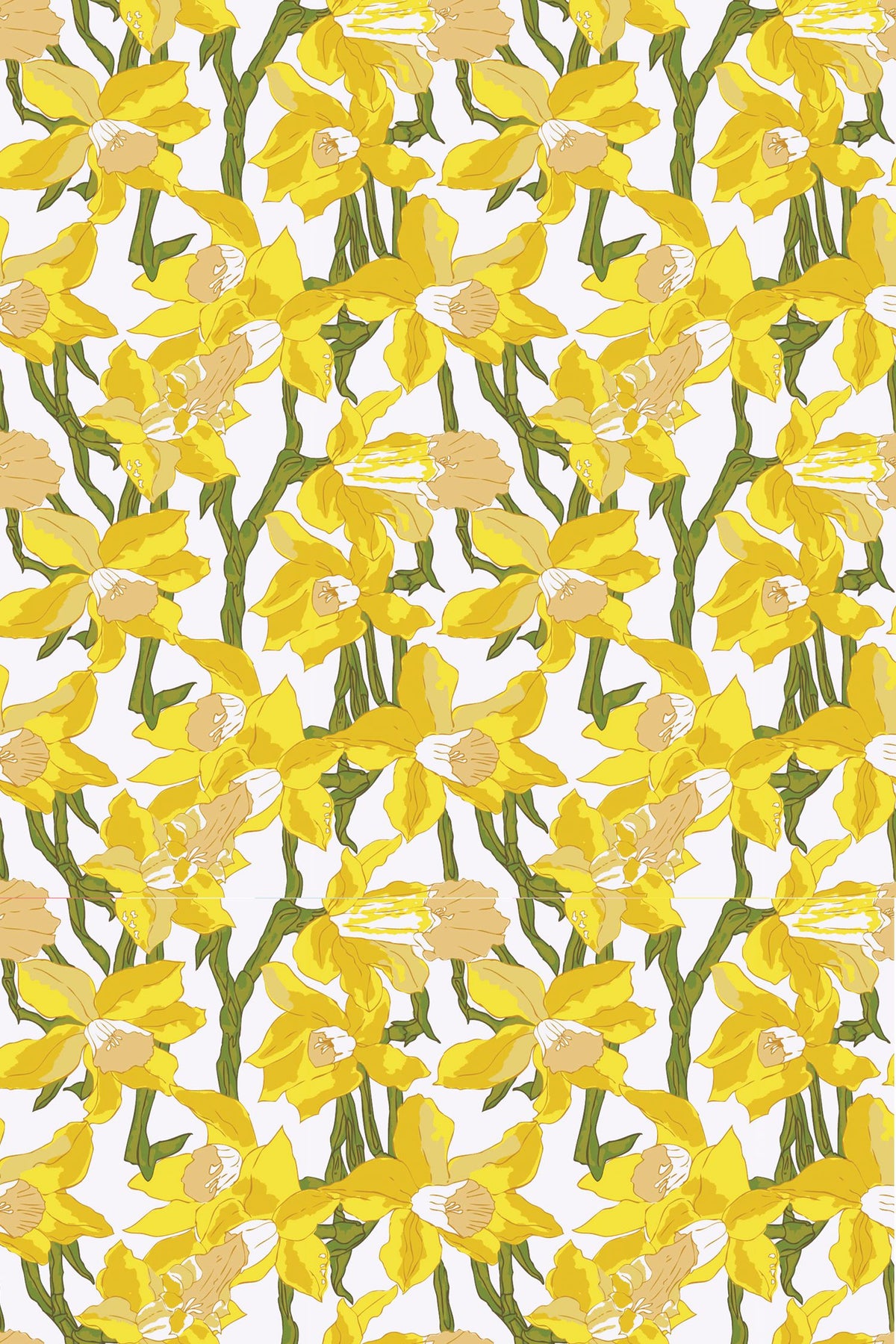 Garden Party Wallpaper in yellow color - pattern number KK17039_KH300 - by Katie Kime in the collection