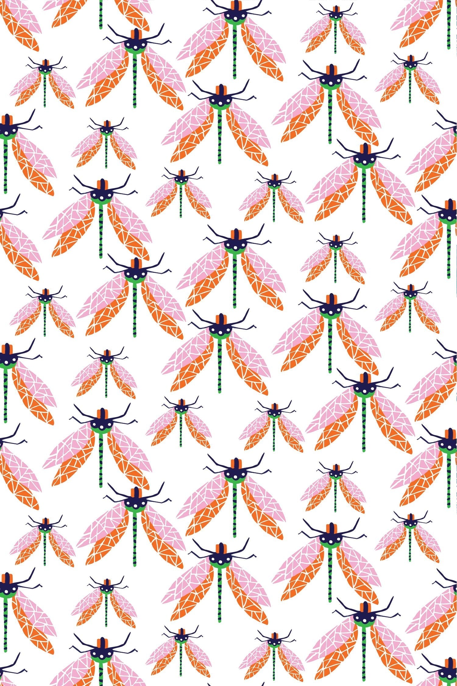 Dragonfly Wallpaper in Multi color - pattern number KK754_KH300 - by Katie Kime in the collection