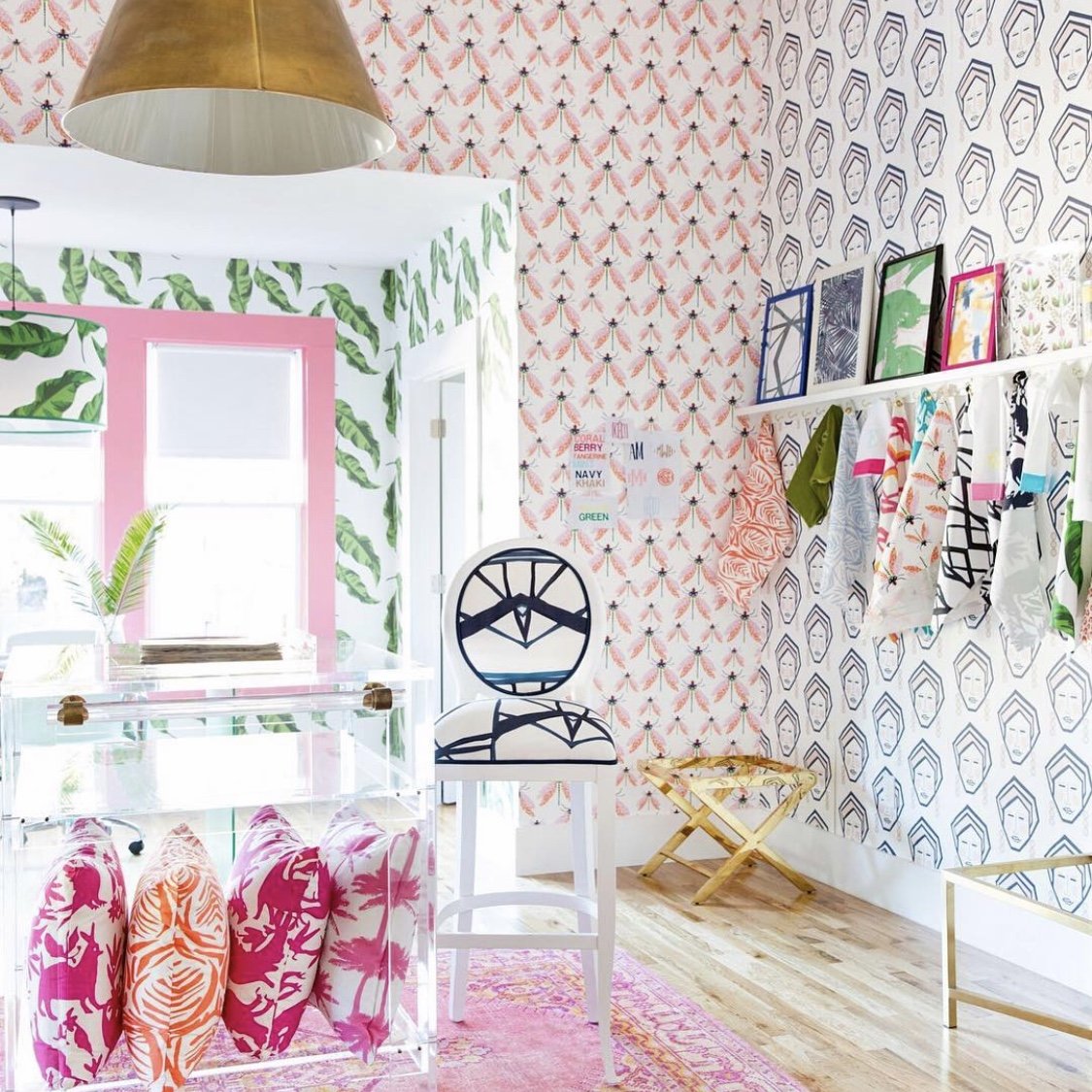 Dragonfly Wallpaper in Multi color - pattern number KK754_KH300 - by Katie Kime in the collection