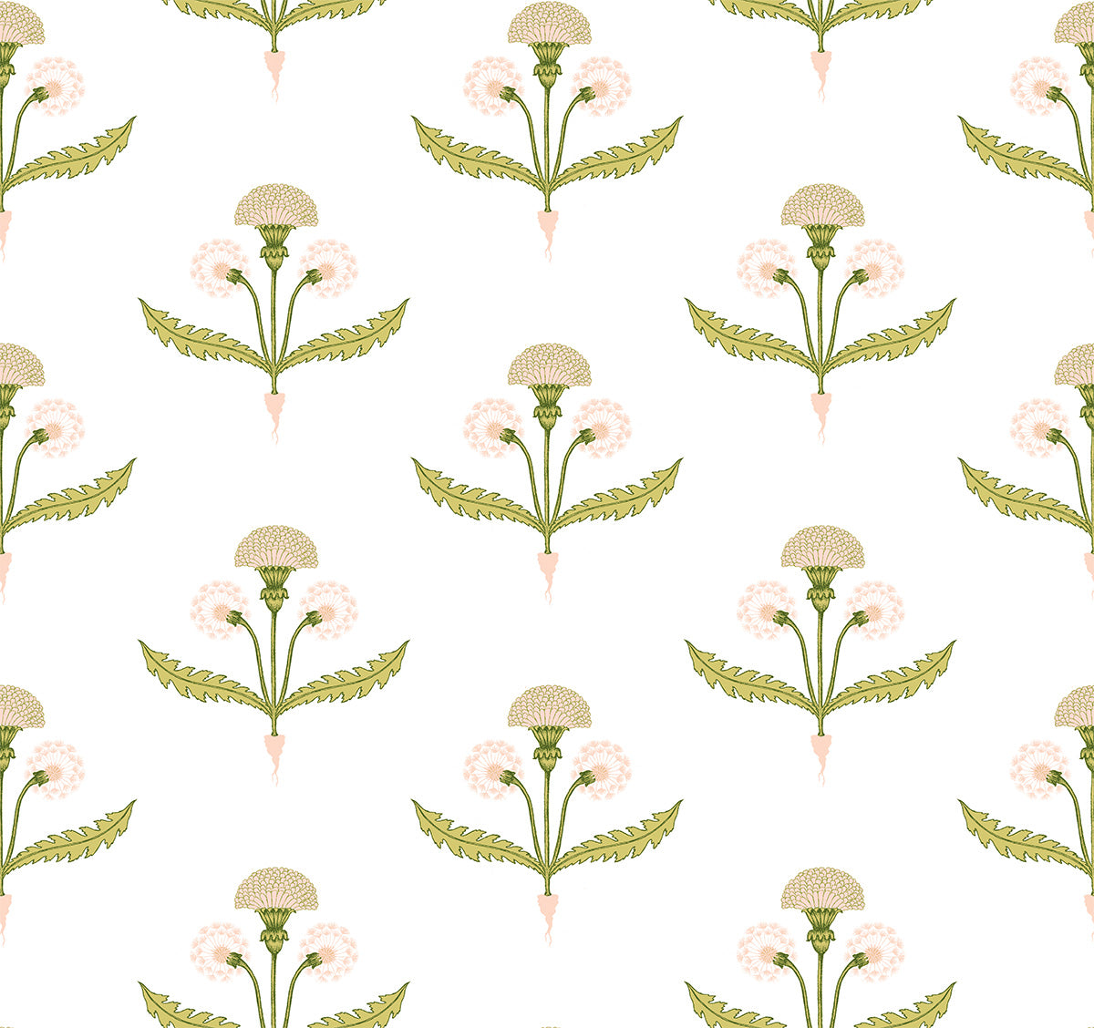 Fine and Dandy Wallpaper in Peach color - pattern number KK730_Peach_KH300 - by Katie Kime in the collection