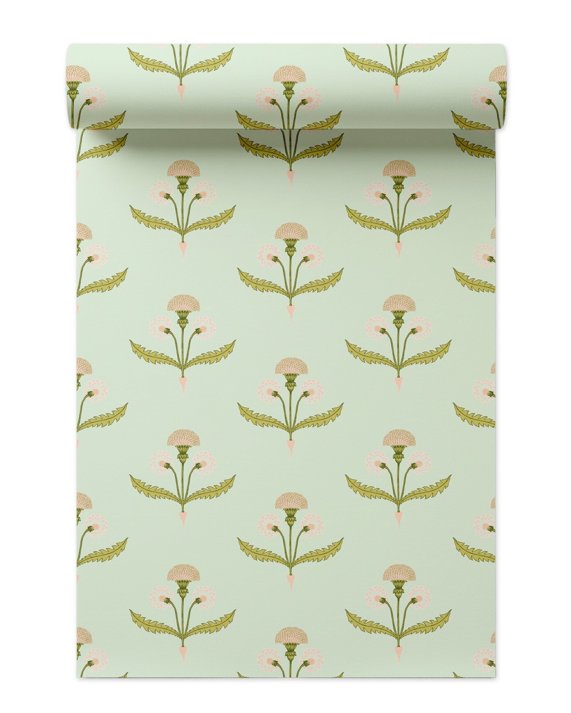 Fine and Dandy Wallpaper in mint color - pattern number KK730_Mint_KH300 - by Katie Kime in the collection
