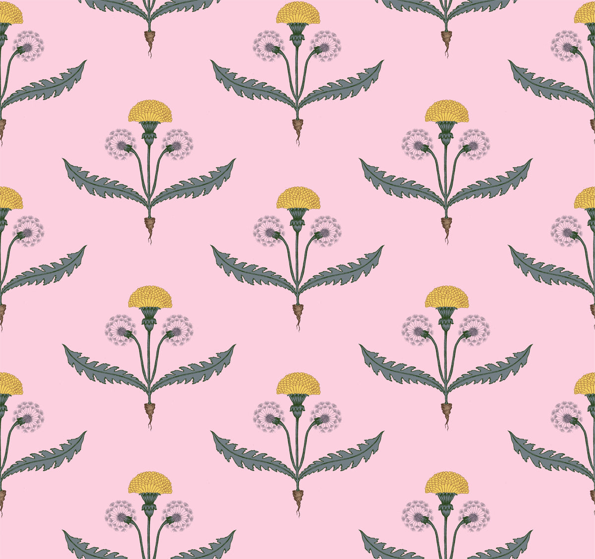 Fine and Dandy Peel and Stick Wallpaper in Pink color - pattern number KK730_Pink_KH306 - by Katie Kime in the collection