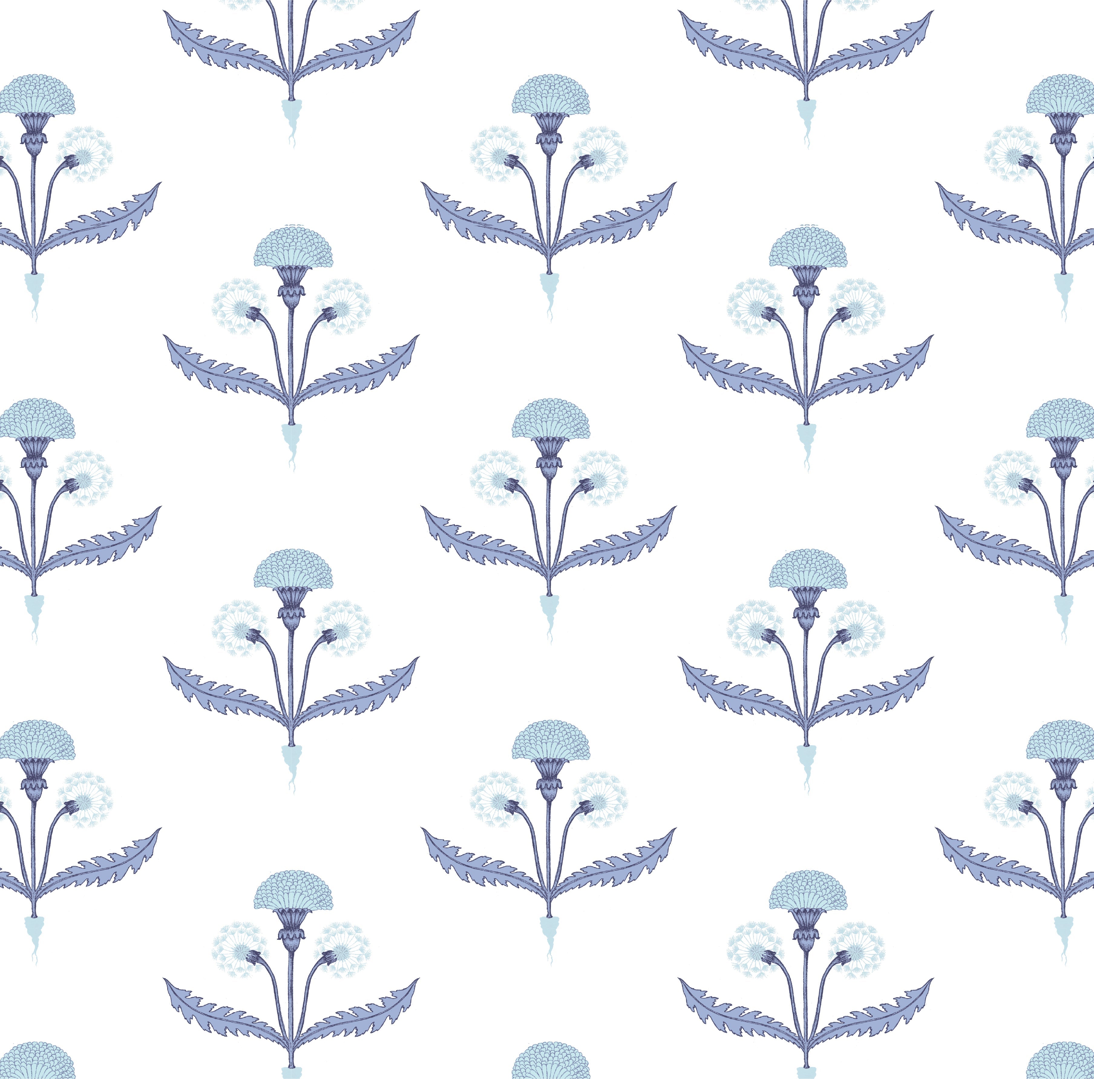 Fine and Dandy Peel and Stick Wallpaper in Blue color - pattern number KK730_Blue_KH306 - by Katie Kime in the collection
