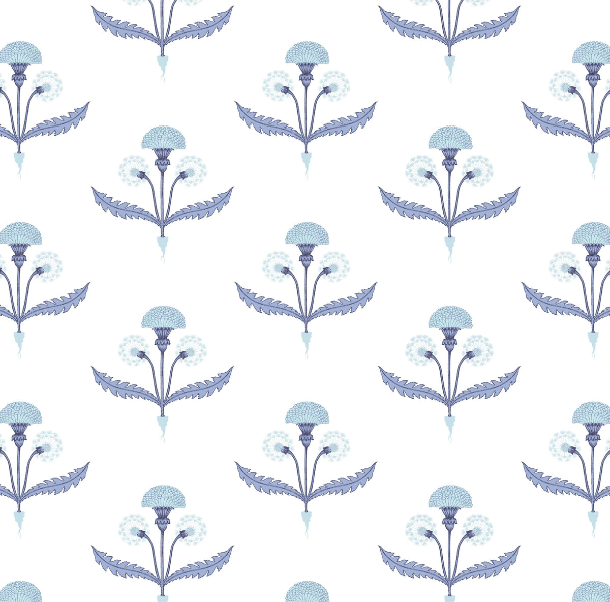 Fine and Dandy Wallpaper in Blue color - pattern number KK730_Blue_KH300 - by Katie Kime in the collection