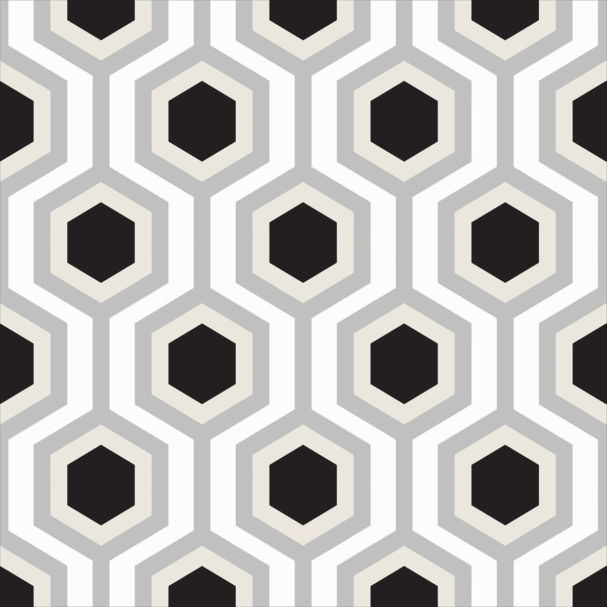 Honeycomb Peel and Stick Wallpaper in Satin color - pattern number KK747_Satin_KH306 - by Katie Kime in the collection