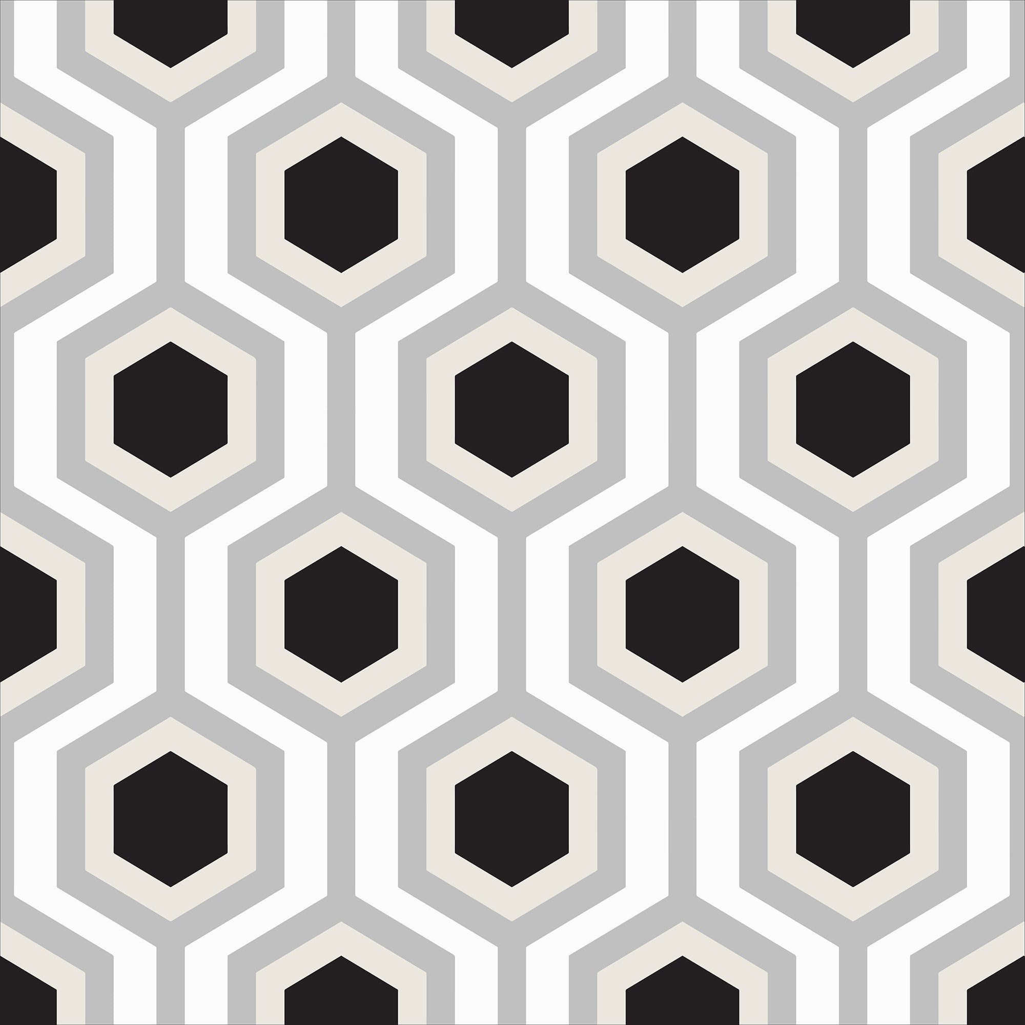 Honeycomb Wallpaper in Satin color - pattern number KK747_Satin_KH300 - by Katie Kime in the collection