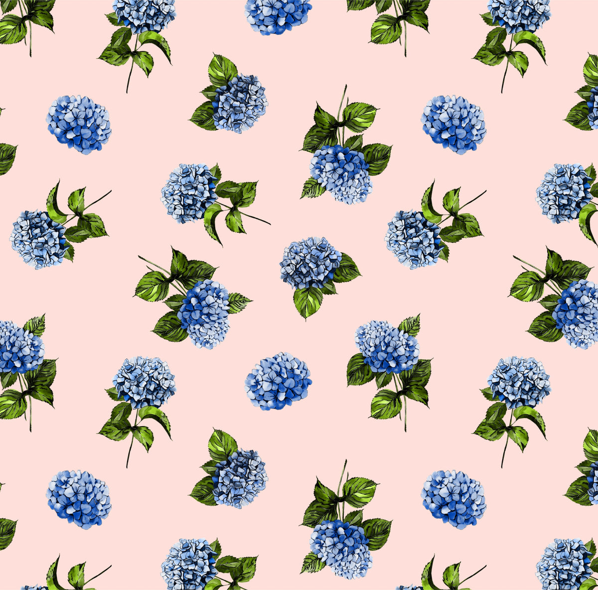 Hydrangea Wallpaper in Pink color - pattern number KK703_Pink_KH300 - by Katie Kime in the collection