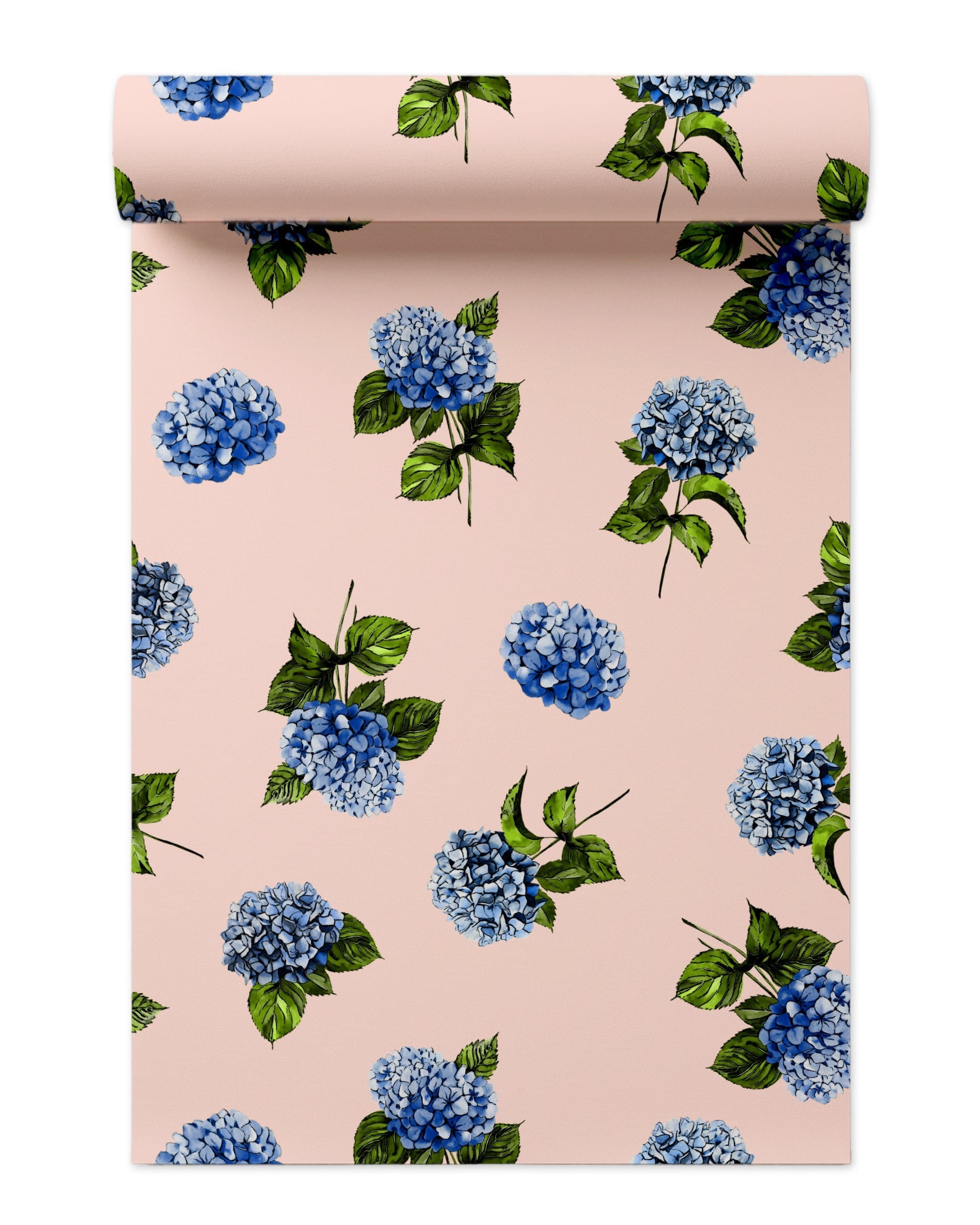 Hydrangea Wallpaper in Pink color - pattern number KK703_Pink_KH300 - by Katie Kime in the collection