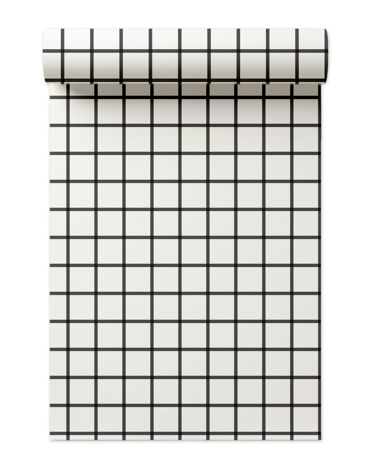 In Check Peel and Stick Wallpaper in Black color - pattern number KK17071_Black_KH306 - by Katie Kime in the collection