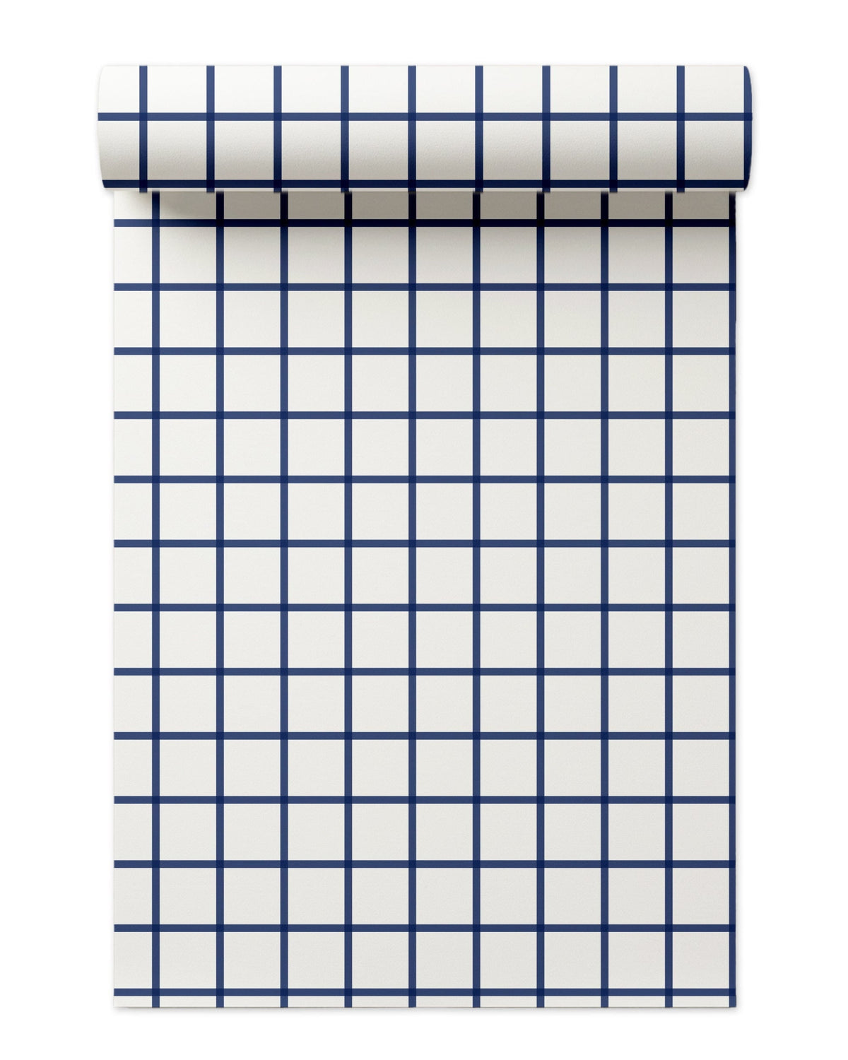 In Check Wallpaper in Navy color - pattern number KK17071_Navy_KH300 - by Katie Kime in the collection