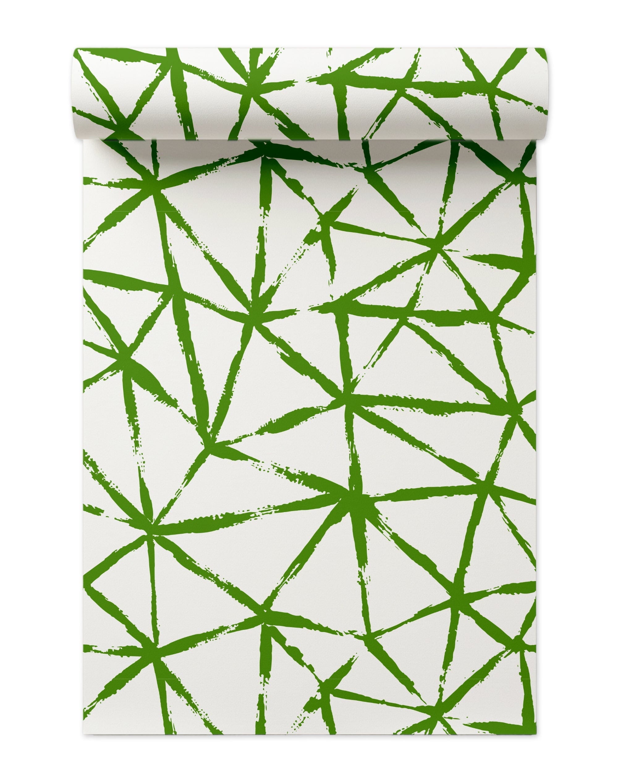 Kaleidoscope Wallpaper in Green color - pattern number KK720_Green_KH300 - by Katie Kime in the collection