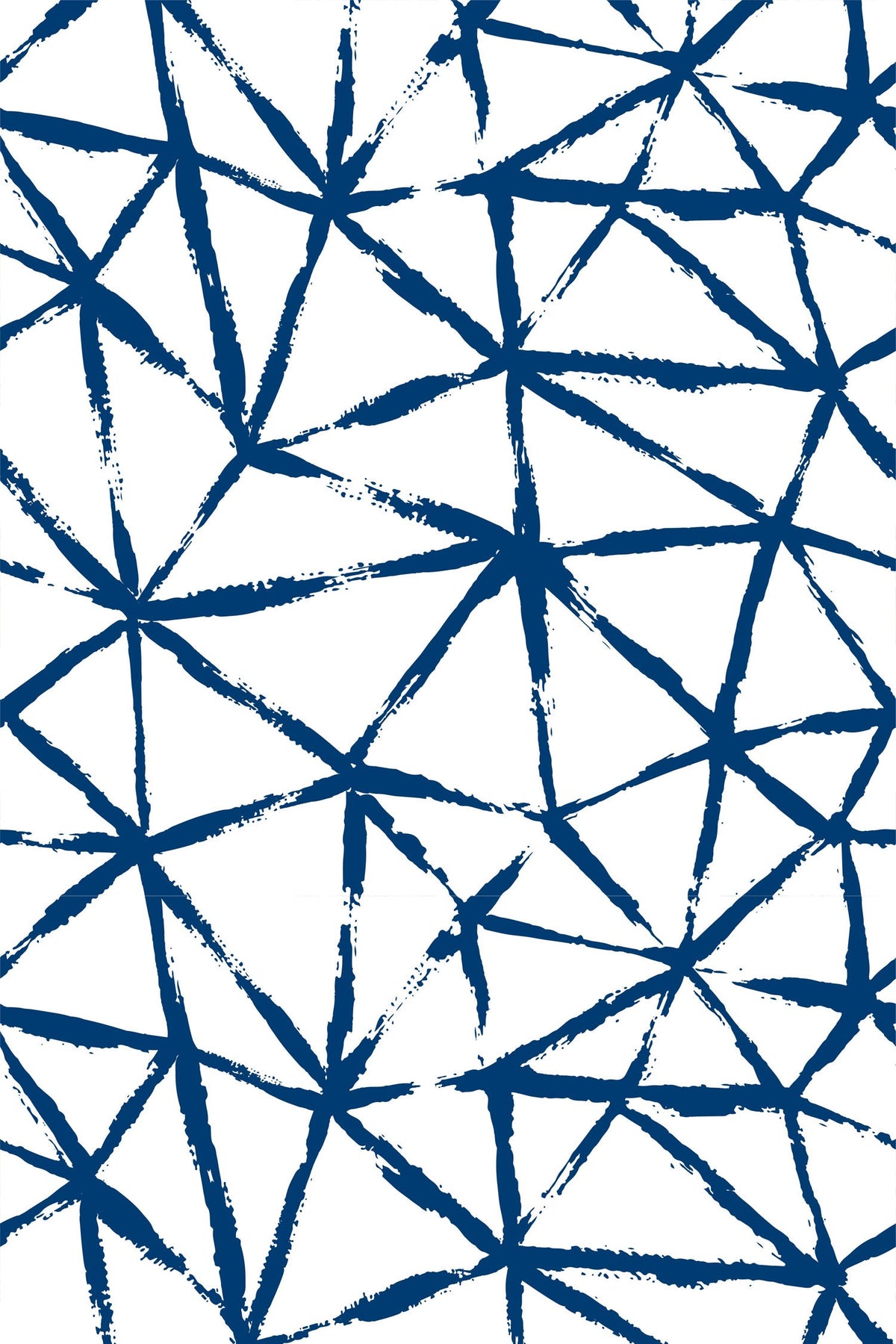 Kaleidoscope Wallpaper in Navy color - pattern number KK720_Navy_KH300 - by Katie Kime in the collection