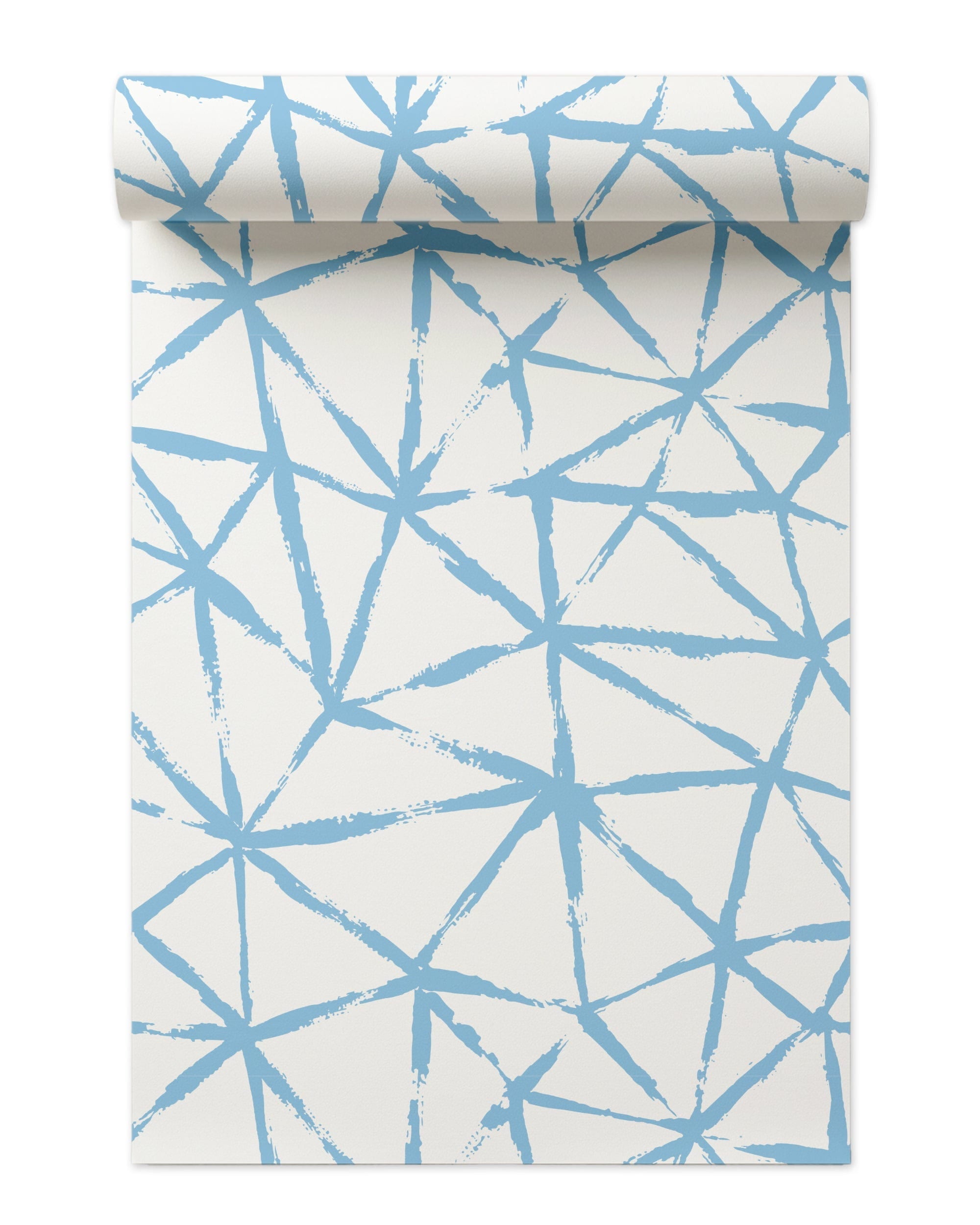 Kaleidoscope Wallpaper in Light Blue color - pattern number KK720_Light_Blue_KH300 - by Katie Kime in the collection