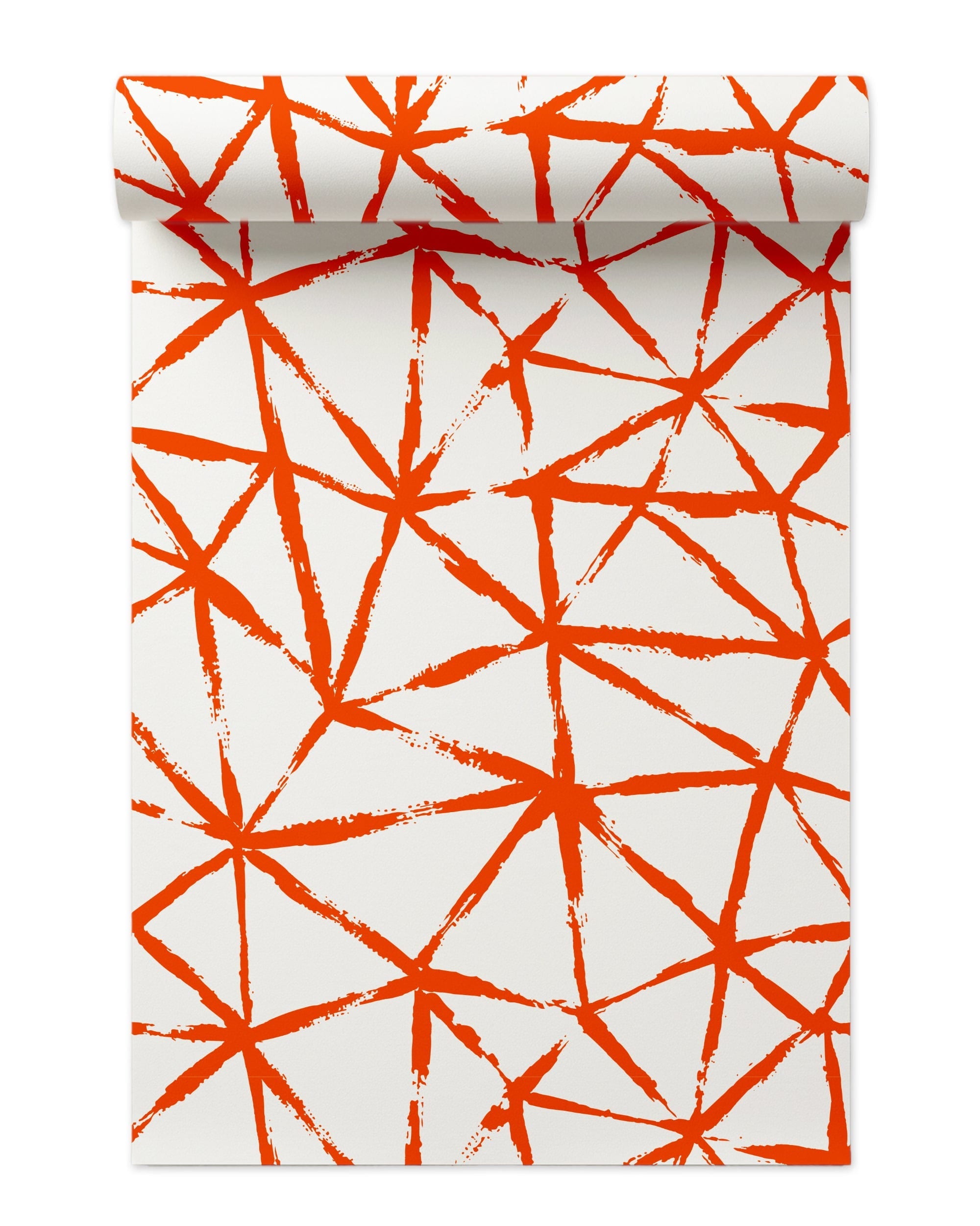 Kaleidoscope Wallpaper in red color - pattern number KK720_Red_KH300 - by Katie Kime in the collection