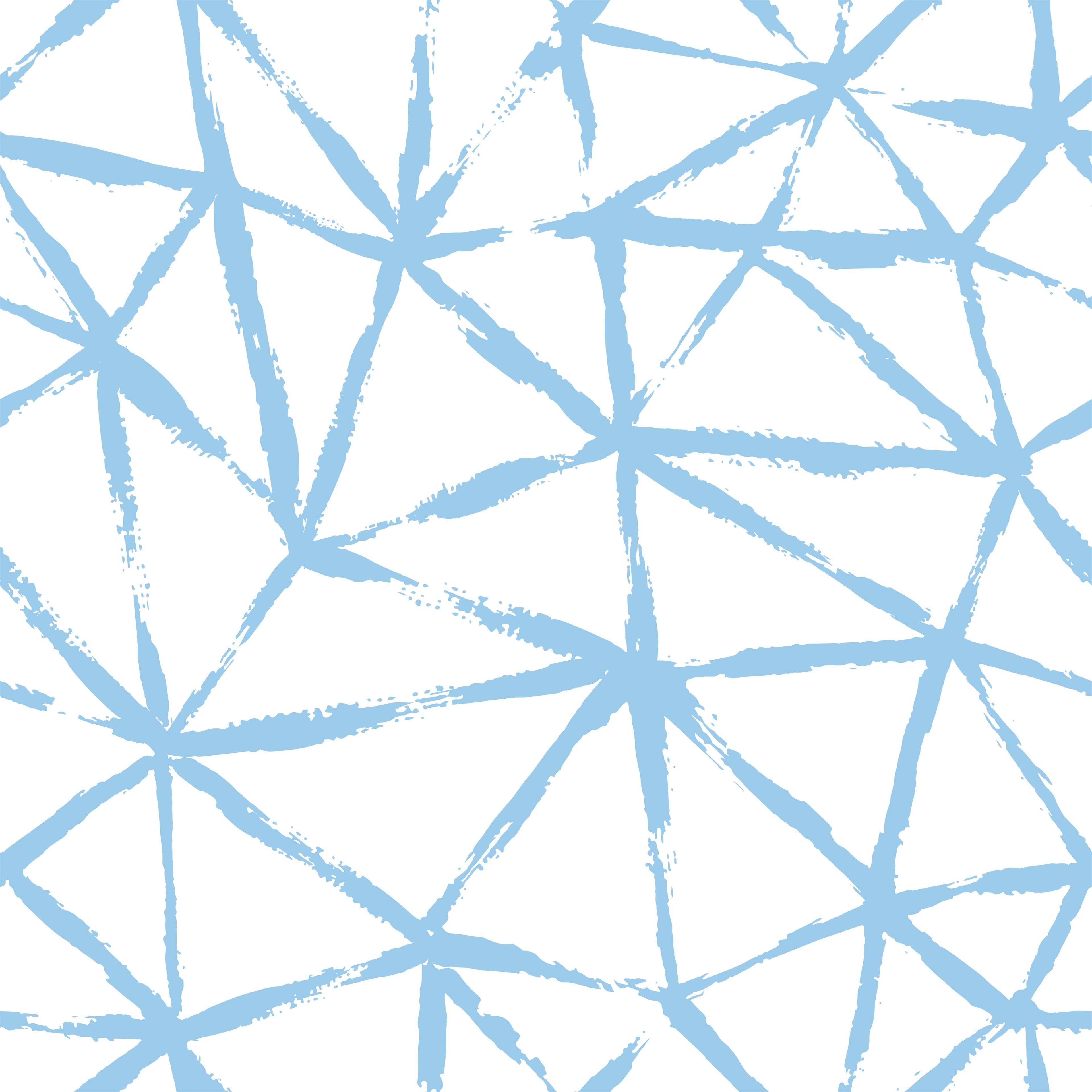 Kaleidoscope Wallpaper in Light Blue color - pattern number KK720_Light_Blue_KH300 - by Katie Kime in the collection