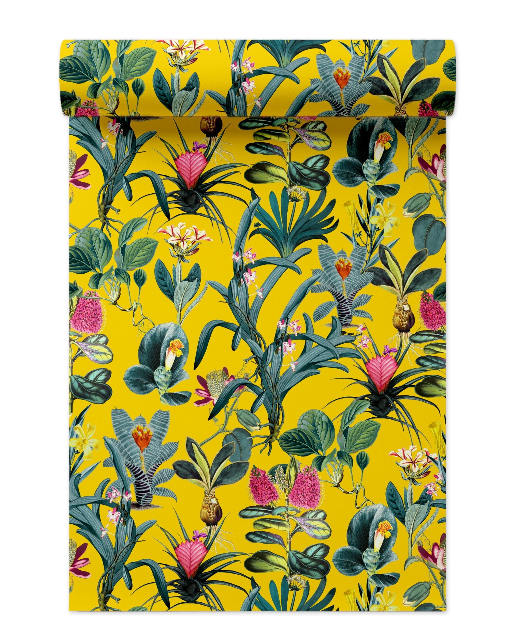 Lisse Wallpaper in Yellow color - pattern number KK729_Yellow_KH300 - by Katie Kime in the collection