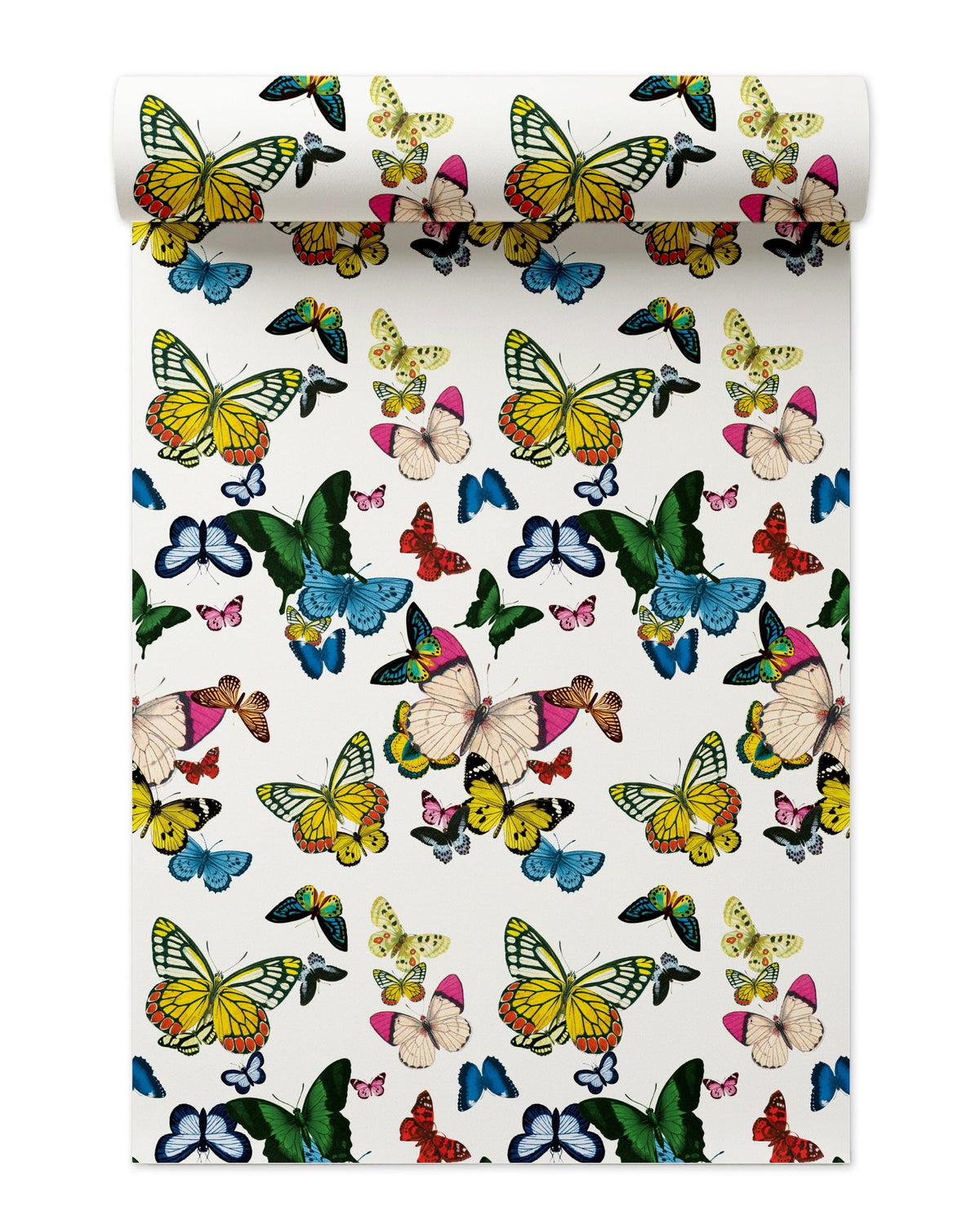 Metamorphosis Peel and Stick Wallpaper in White color - pattern number KK196_KH306 - by Katie Kime in the collection