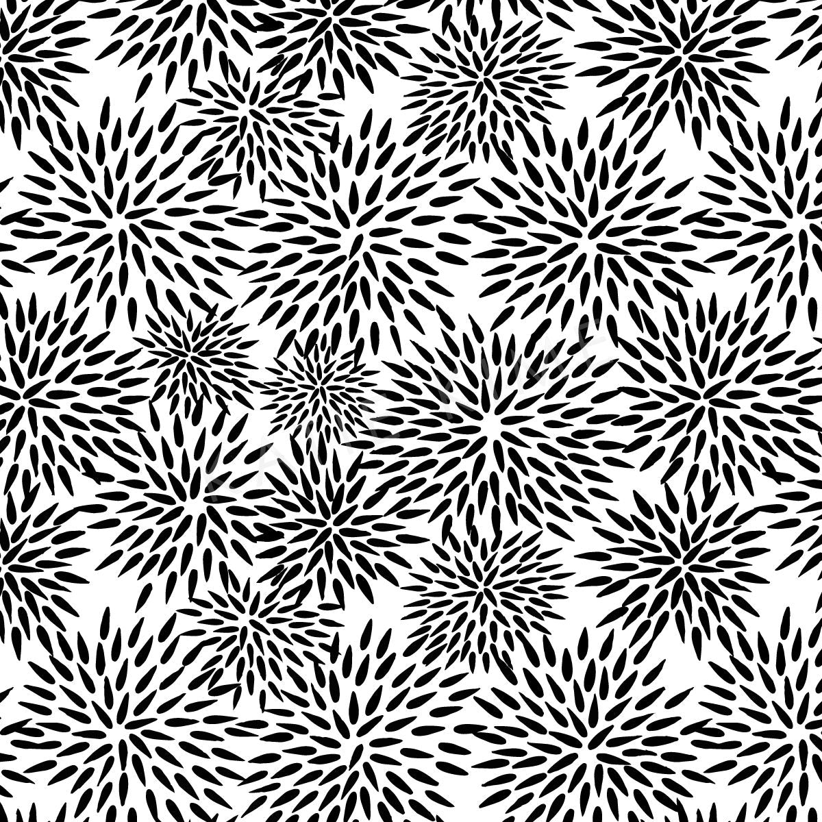 Mums The Word Wallpaper in Black color - pattern number KK17014_Black_KH300 - by Katie Kime in the collection