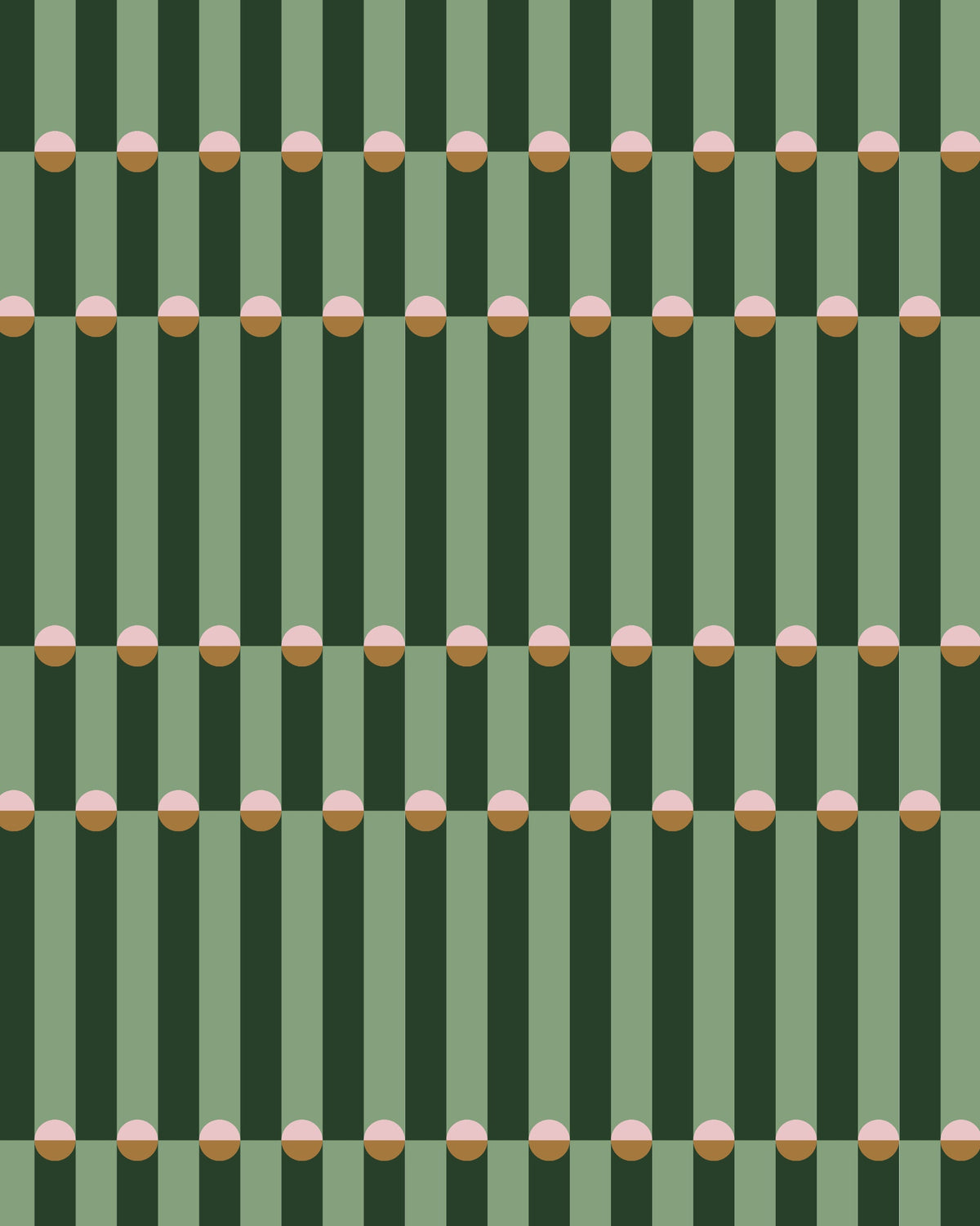 Palisades Wallpaper in Green color - pattern number KK855_Hunter_Green_KH300 - by Katie Kime in the collection