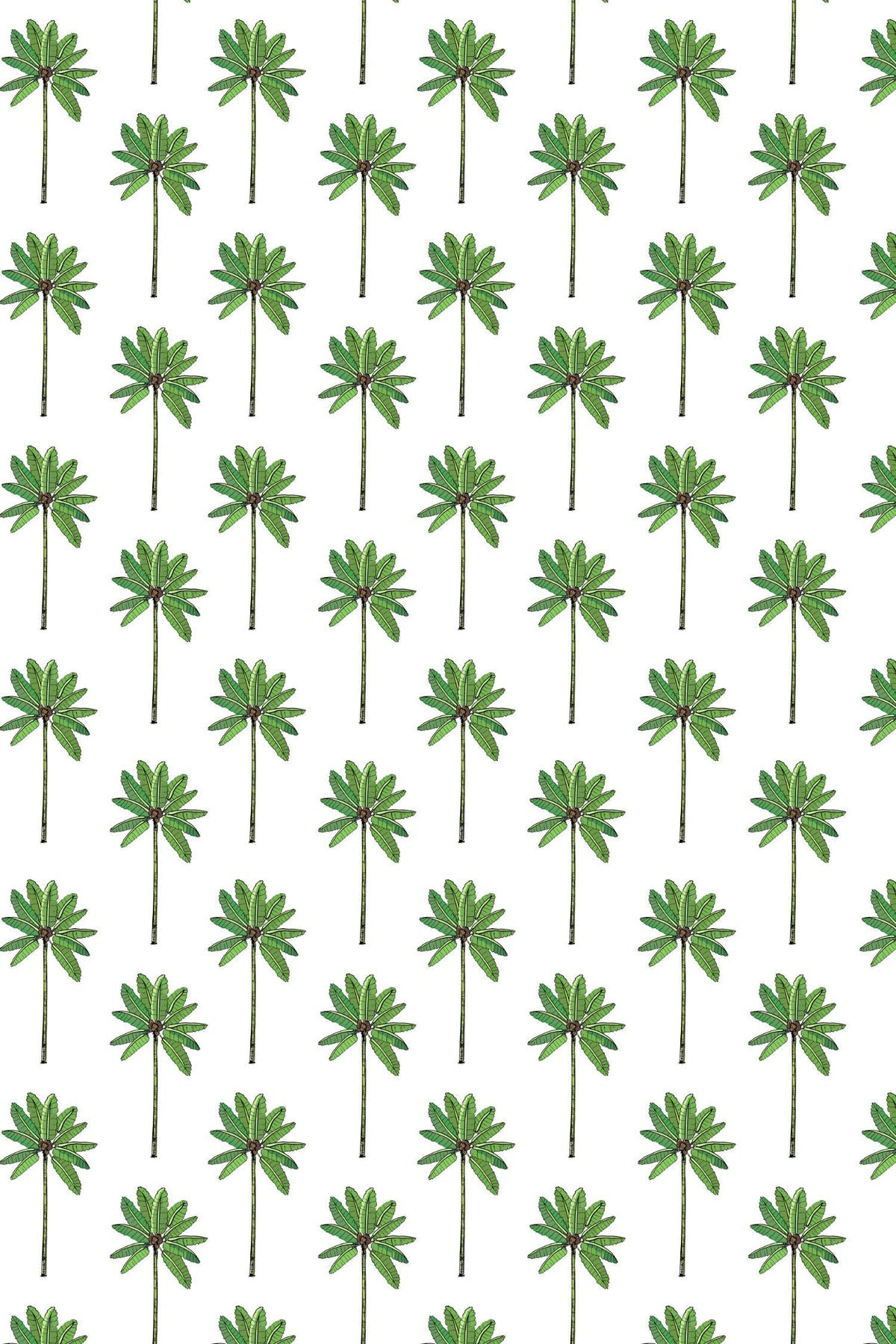 Palm Grove Peel and Stick Wallpaper in Green color - pattern number KK774_Green_KH306 - by Katie Kime in the collection