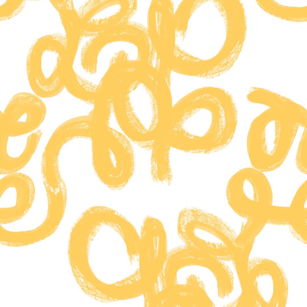 Penelope Peel and Stick Wallpaper in Yellow color - pattern number KK838_Yellow_KH306 - by Katie Kime in the collection