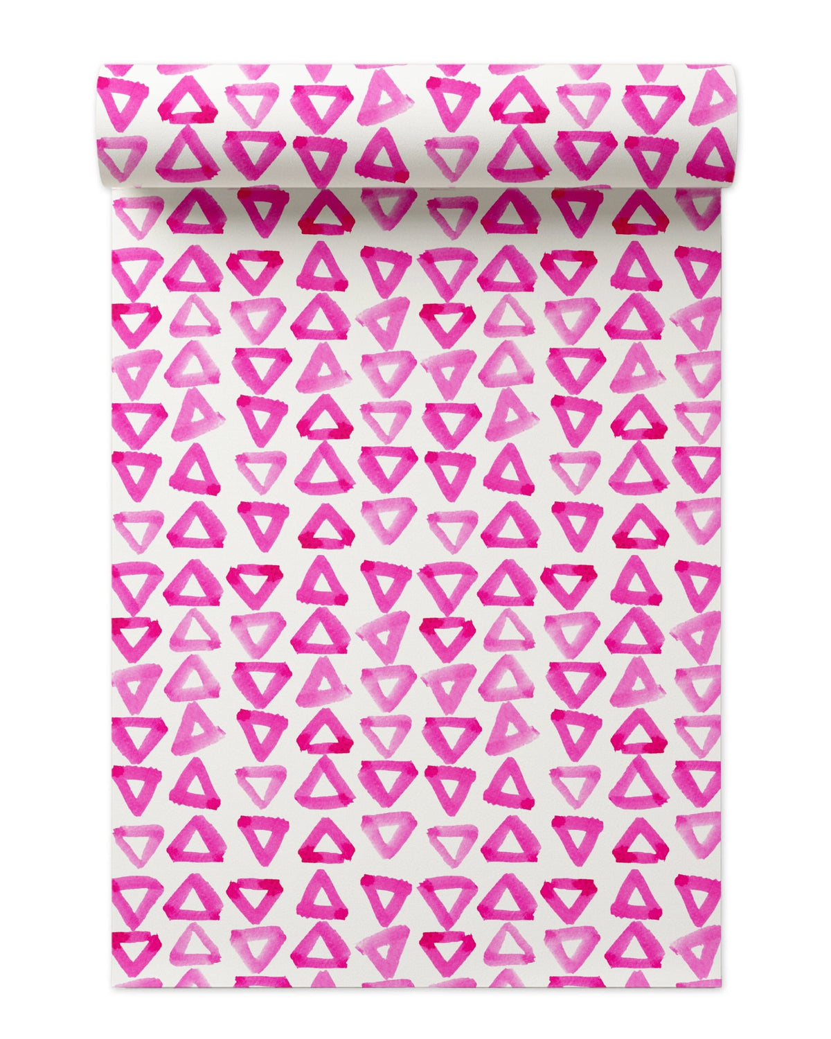 Pink Triangles Wallpaper in Pink color - pattern number KK17055_Pink_KH300 - by Katie Kime in the collection