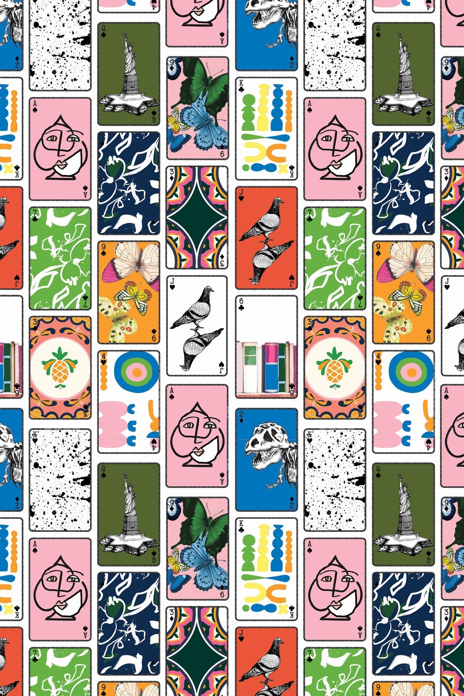 Playtime Wallpaper in multi color - pattern number KK197_Multi_KH300 - by Katie Kime in the collection