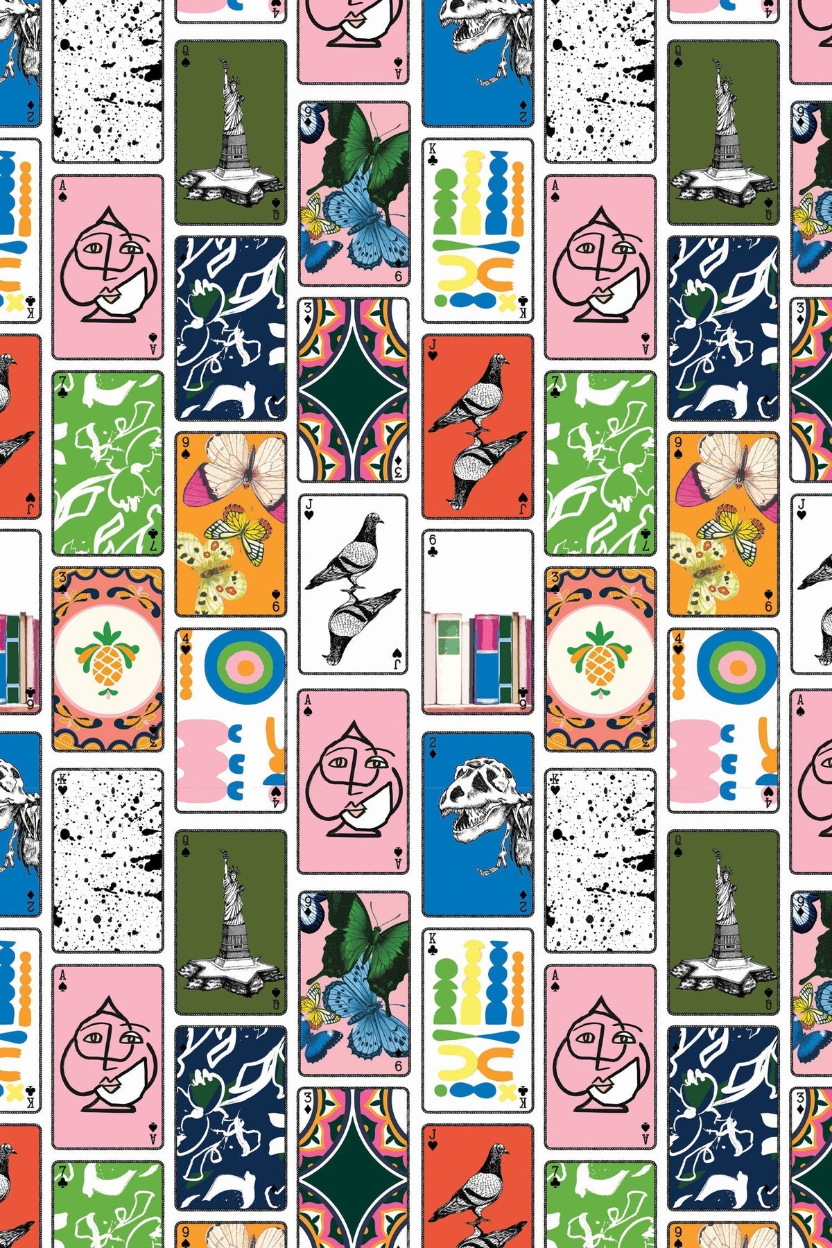 Playtime Wallpaper in Multi color - pattern number KK197_Multi_KH300 - by Katie Kime in the collection