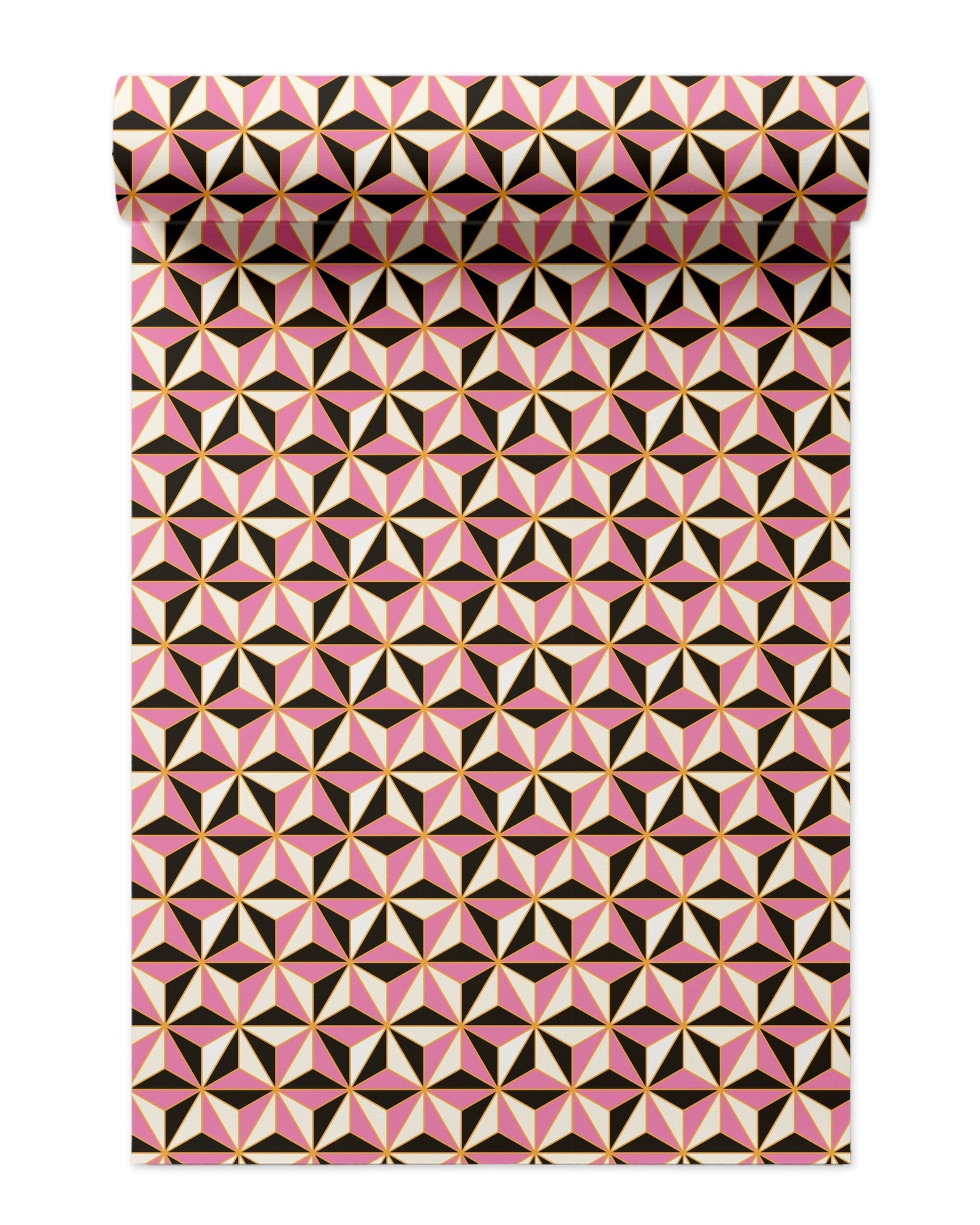 Riviera Wallpaper in Pink color - pattern number KK17110_Pink_KH300 - by Katie Kime in the collection