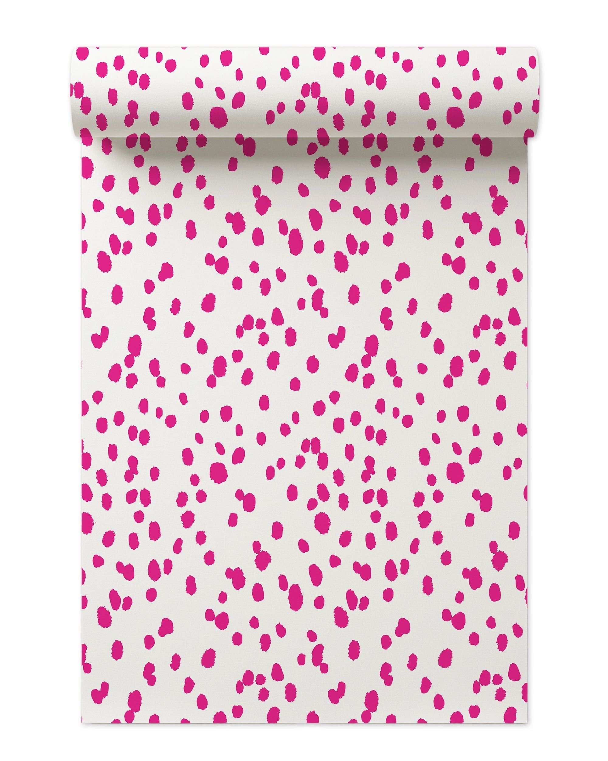 Seeing Spots Peel and Stick Wallpaper in Pink color - pattern number KK17018_Pink_KH306 - by Katie Kime in the collection