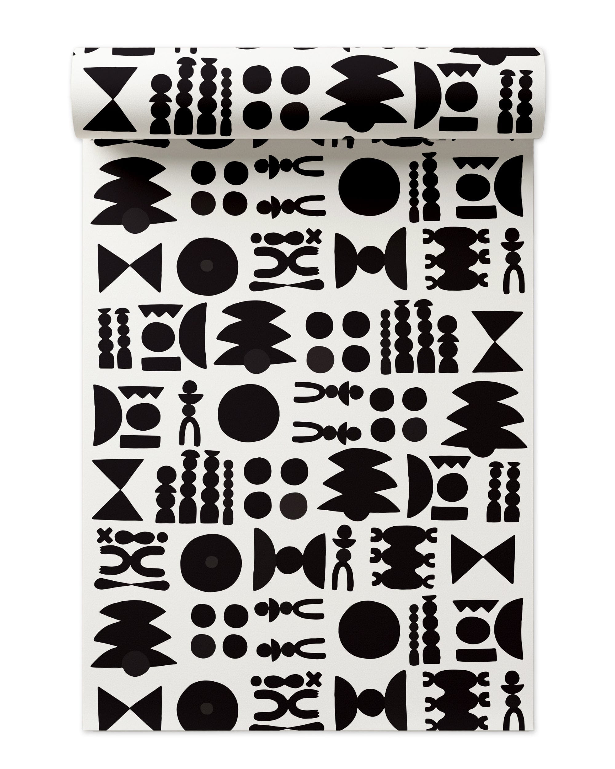Simplicity Wallpaper in Black color - pattern number KK198_Black_KH300 - by Katie Kime in the collection
