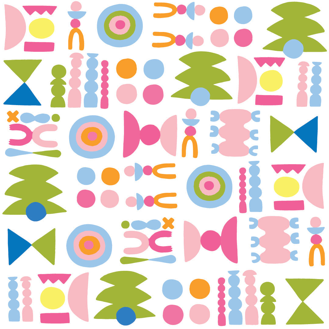 Simplicity Wallpaper in Multi color - pattern number KK198_Multi_KH300 - by Katie Kime in the collection