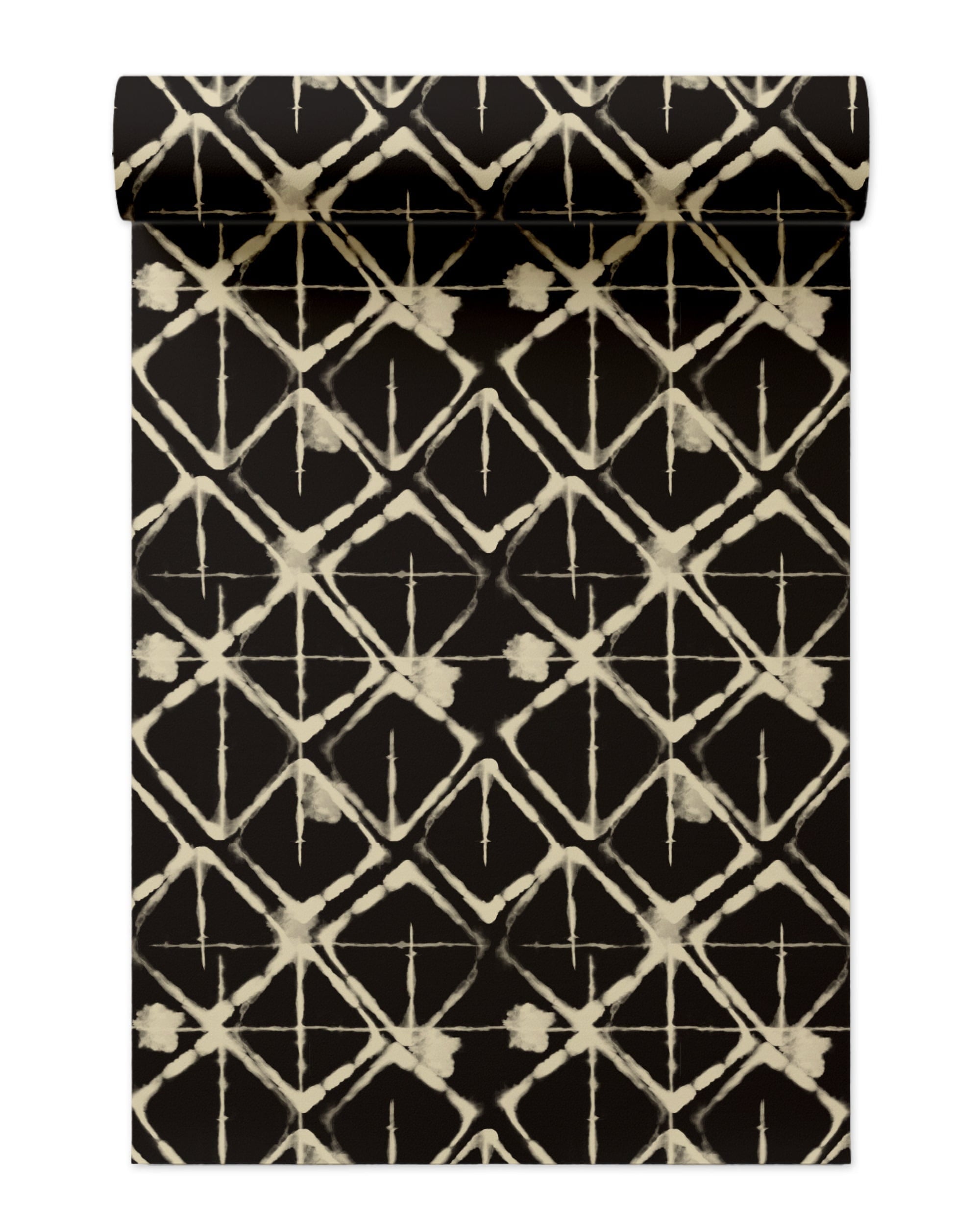Strata Wallpaper in Black color - pattern number KK744_Black_KH300 - by Katie Kime in the collection