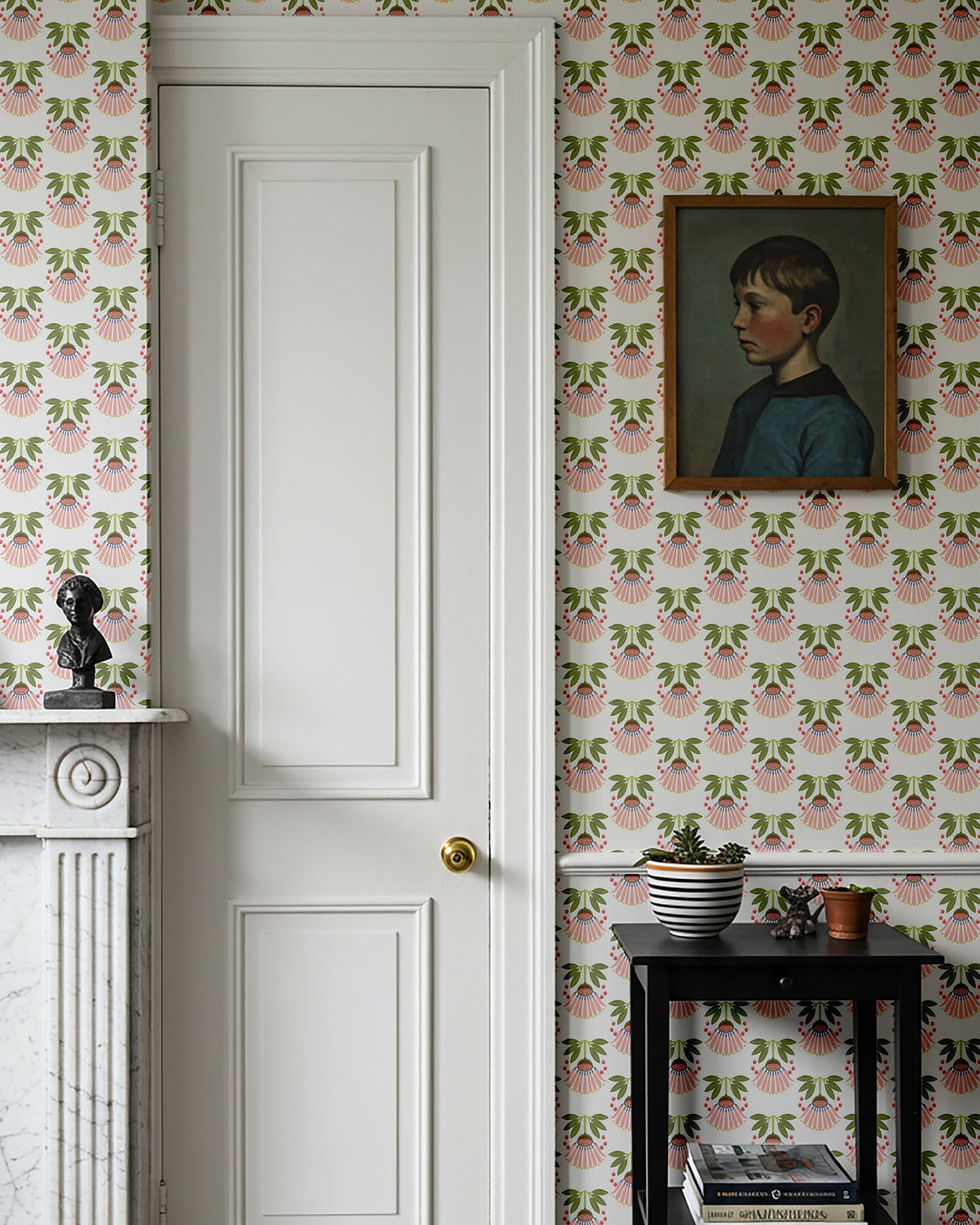 Summer Bouquet Peel and Stick Wallpaper in Multi color - pattern number KK817_Multi_KH306 - by Katie Kime in the collection
