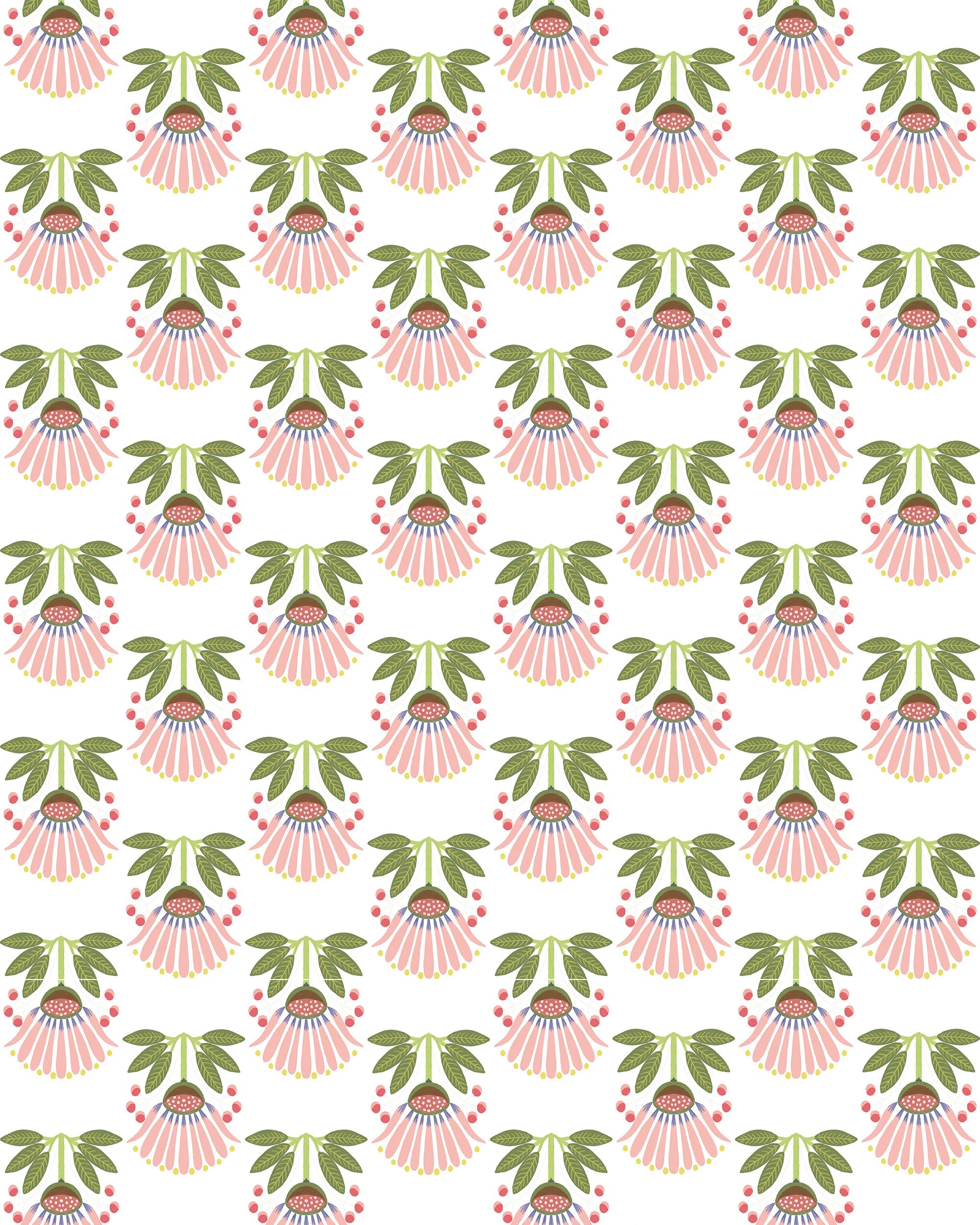 Summer Bouquet Wallpaper in Multi color - pattern number KK817_Multi_KH300 - by Katie Kime in the collection