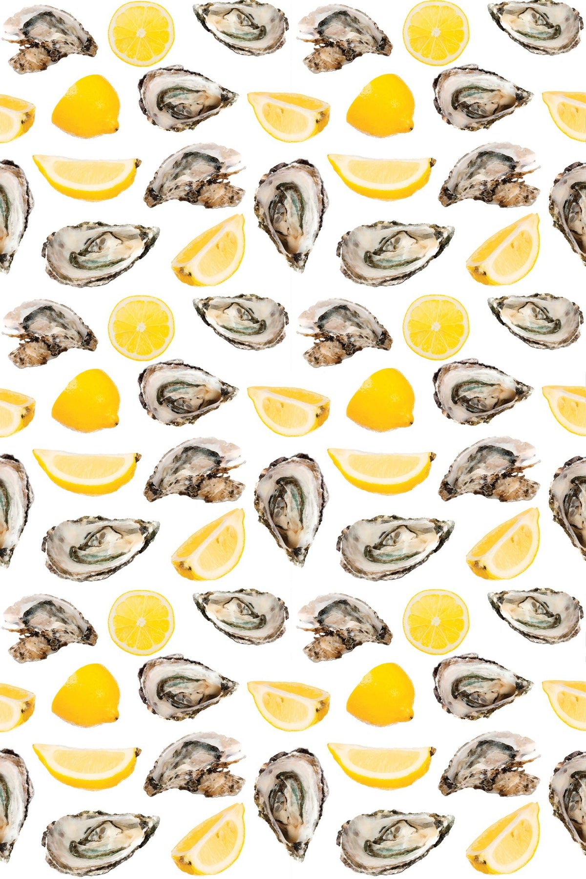 The World is Your Oyster Wallpaper in Yellow color - pattern number KK17015_WHITE_KH300 - by Katie Kime in the collection