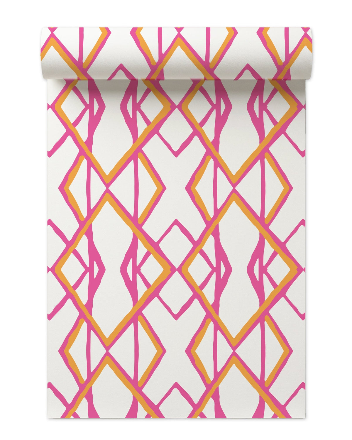 Through the Looking Glass Wallpaper in Pink Orange color - pattern number KK17012_Pink_Orange_KH300 - by Katie Kime in the collection