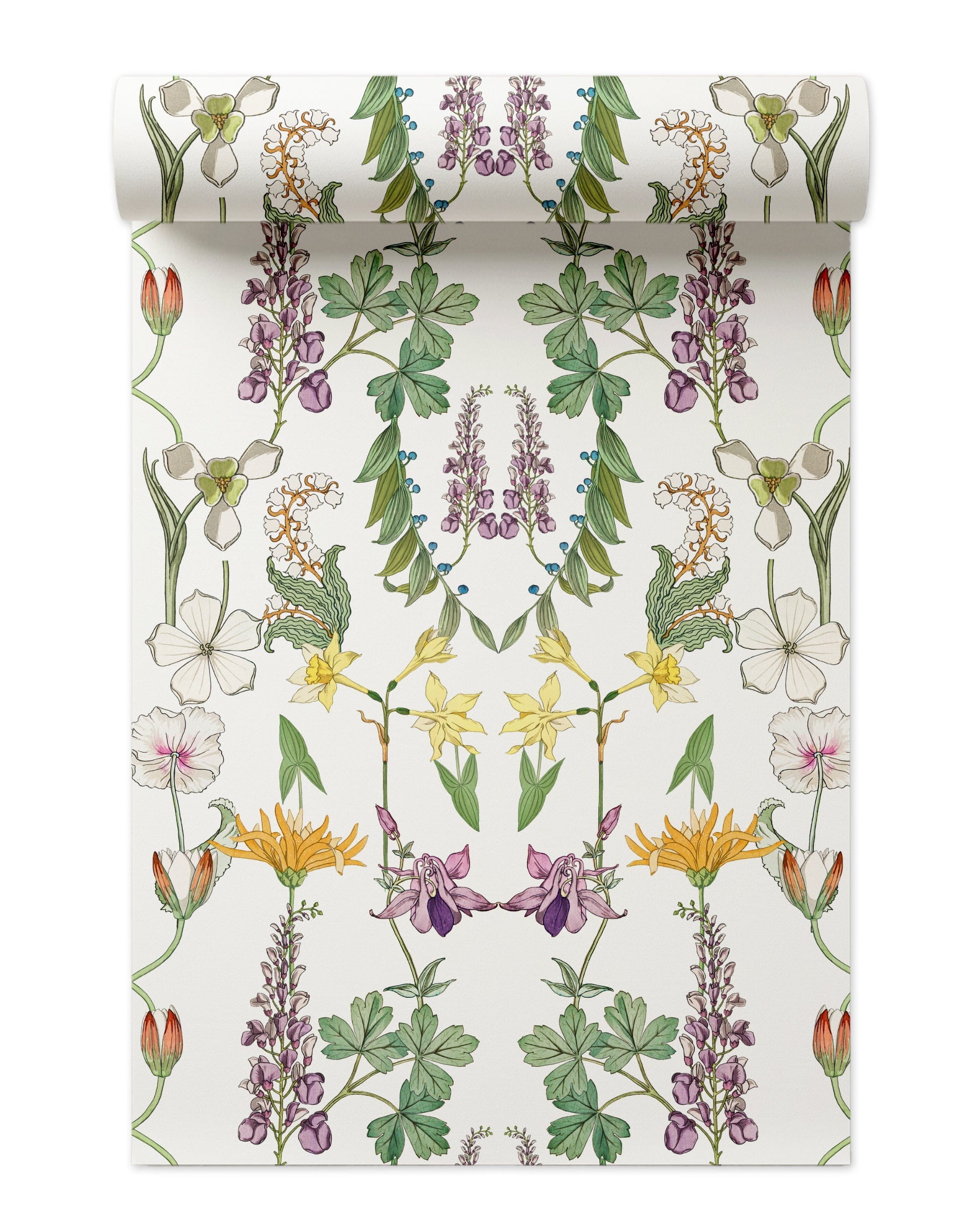 Versailles Wallpaper in White color - pattern number KK732_White_KH300 - by Katie Kime in the collection