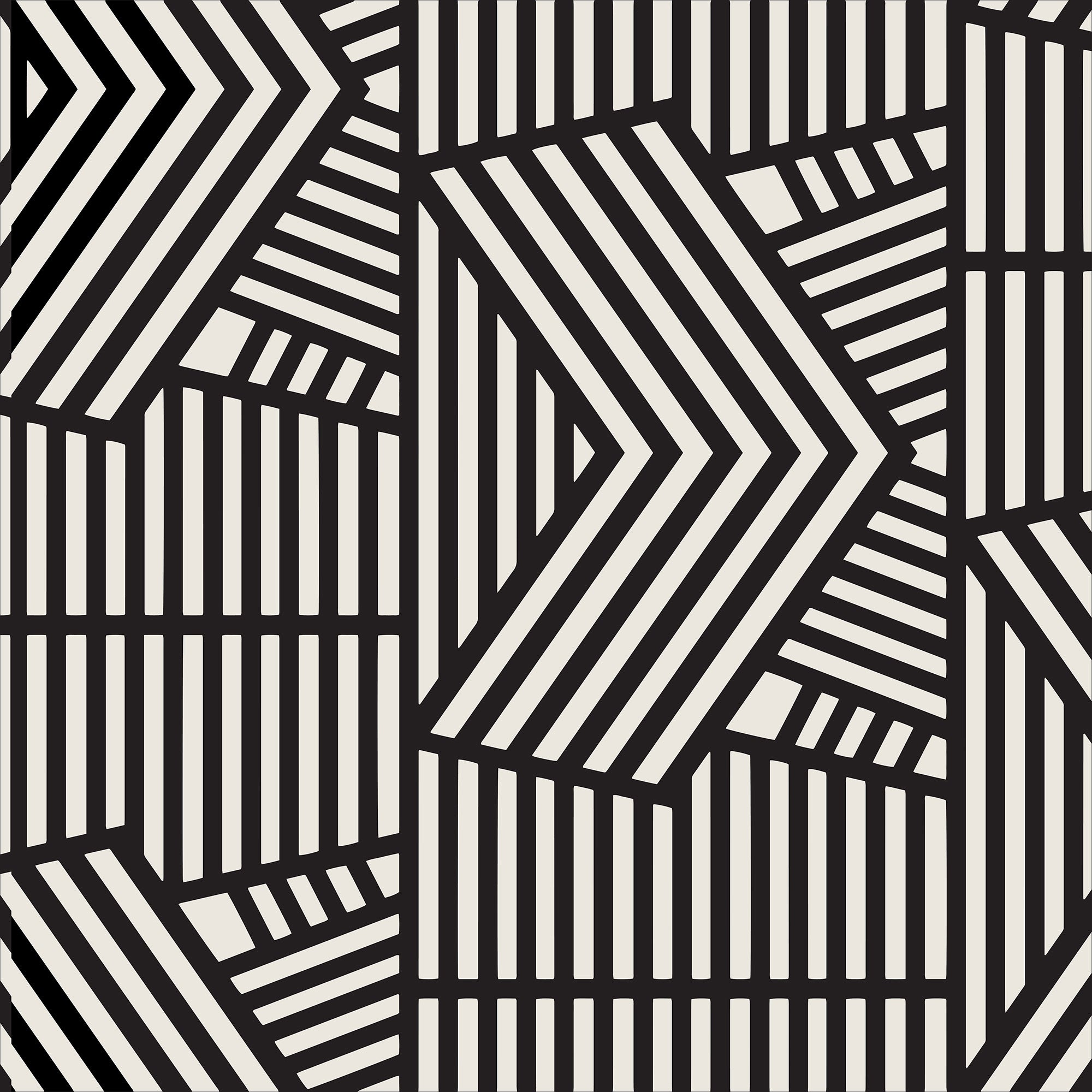 Wayfinder Wallpaper in Black color - pattern number KK745_Black_KH300 - by Katie Kime in the collection