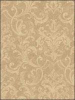Damask Wallpaper BR31201 by Seabrook Platinum Series Wallpaper for sale at Wallpapers To Go