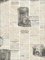 Newspaper Wallpaper TH30305 by Pelican Prints Wallpaper for sale at Wallpapers To Go