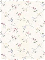 Floral Trail Wallpaper PR33802 by Norwall Wallpaper for sale at Wallpapers To Go