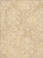 Damask Wallpaper FF51115 by Seabrook Wallpaper for sale at Wallpapers To Go