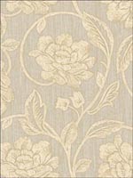 Floral Trail Wallpaper LE20408 by Seabrook Wallpaper for sale at Wallpapers To Go