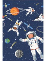 Lost in Space Blue Skies Mural KJ50002M by Pelican Prints Wallpaper for sale at Wallpapers To Go