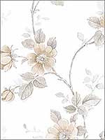 Floral Trail Wallpaper RG35731 by Norwall Wallpaper for sale at Wallpapers To Go
