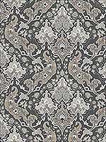 Pushkin Charcoal Wallpaper 1088043 by Cole and Son Wallpaper for sale at Wallpapers To Go