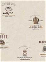 Coffee Words Coffee Pots Wallpaper G12241 by Galerie Wallpaper for sale at Wallpapers To Go