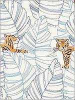 Hiding Tigers Wallpaper DA61202 by Seabrook Wallpaper for sale at Wallpapers To Go
